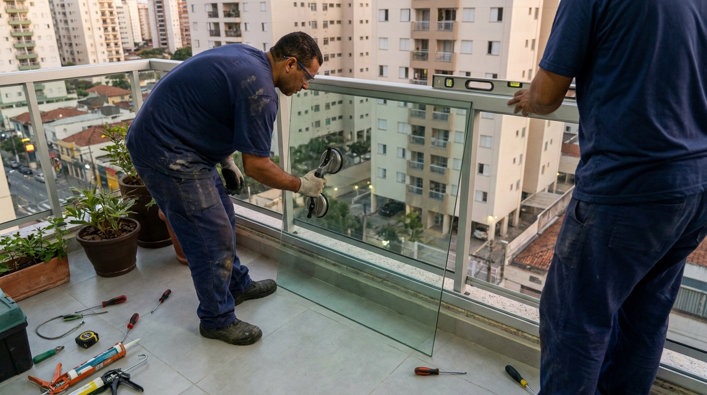 Instalação de box de banheiro em Ipatinga‑MG