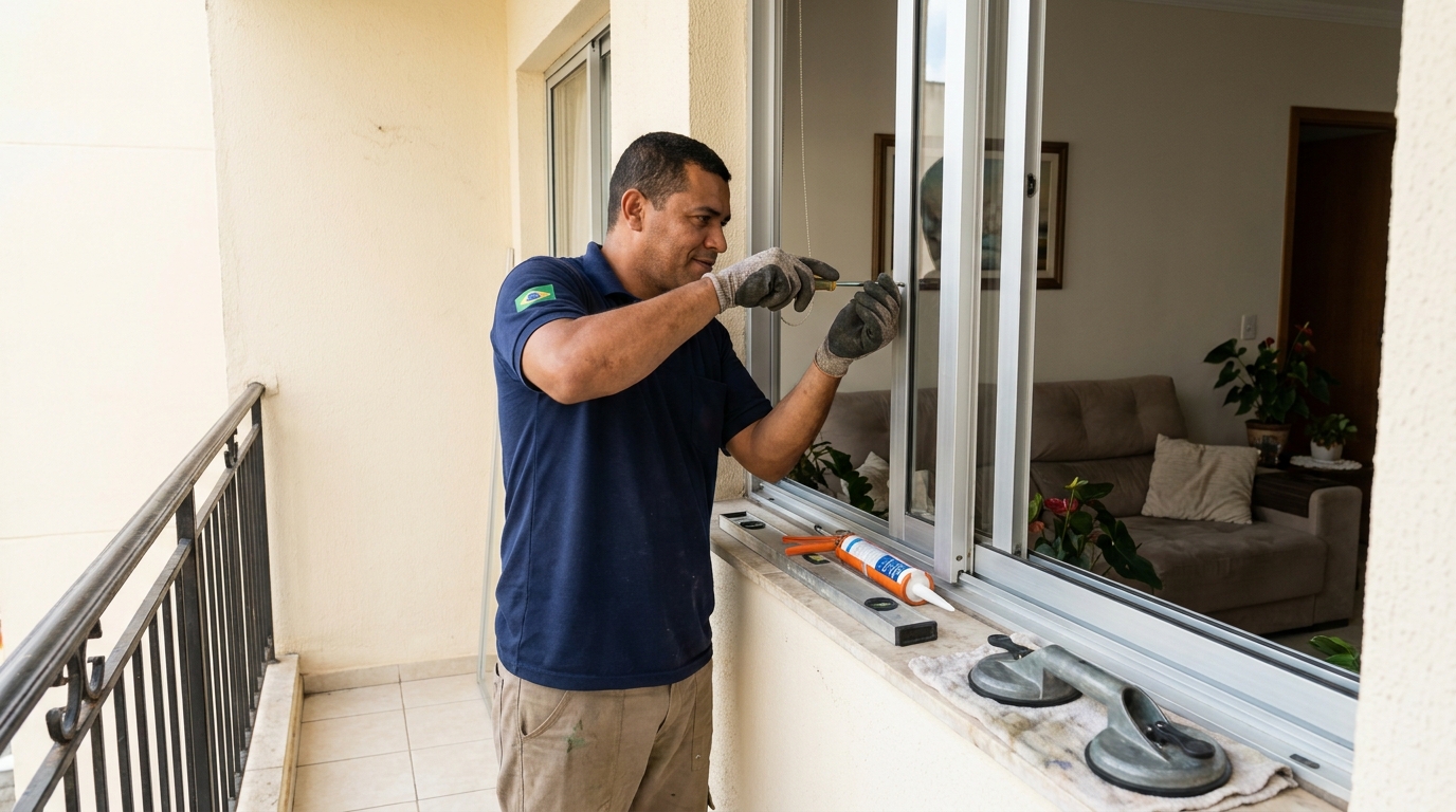 Janela de alumínio em Goiânia‑GO