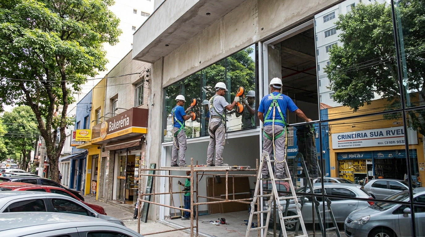 Structural glazing em Uberaba‑MG