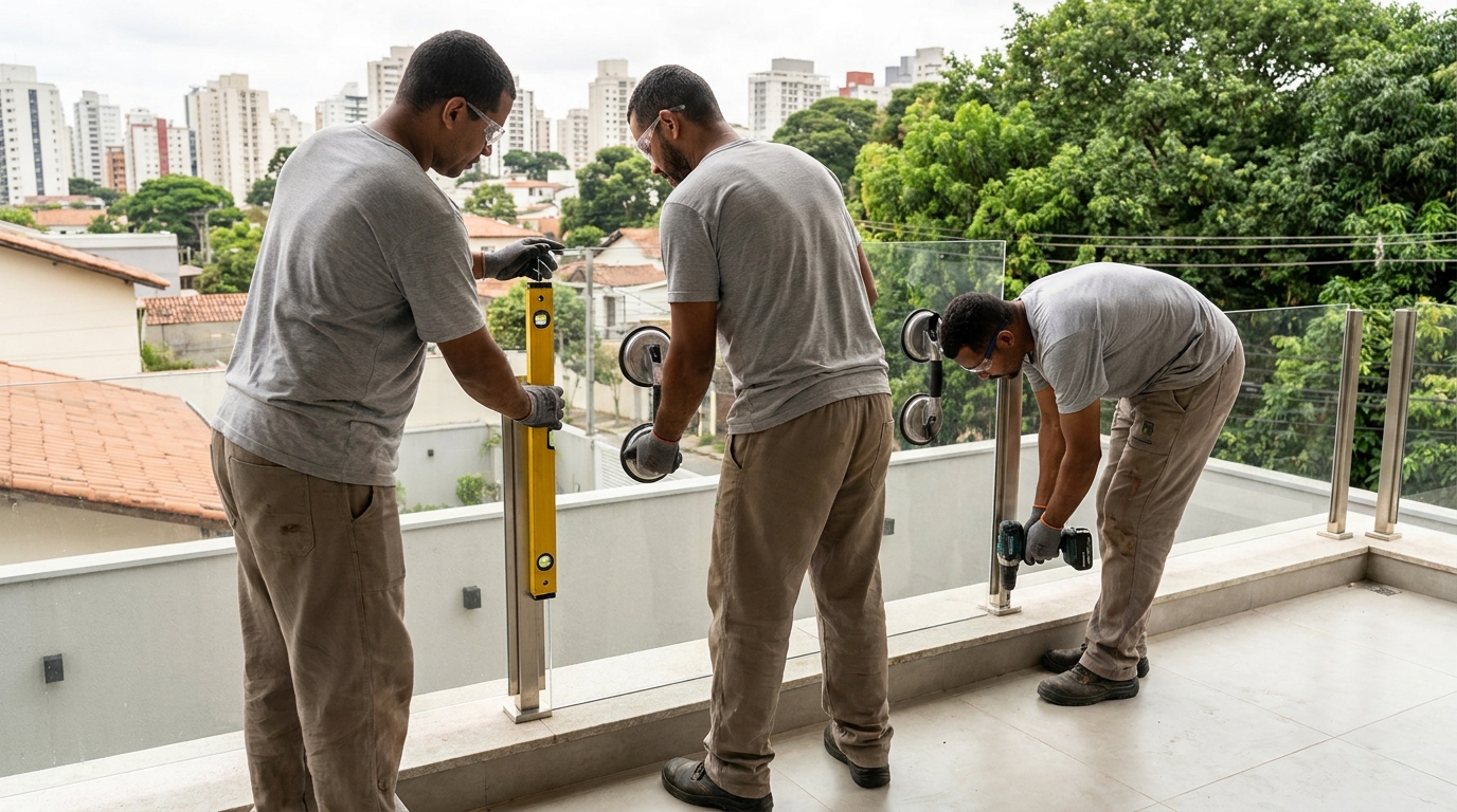 Troca de roldana de esquadria em Ipatinga‑MG